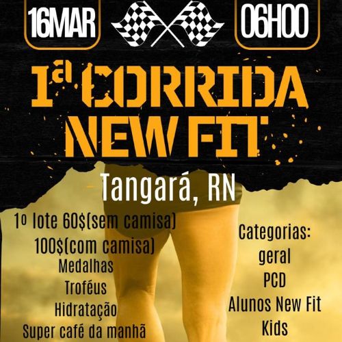 evento: 1ª CORRIDA NEW FIT 